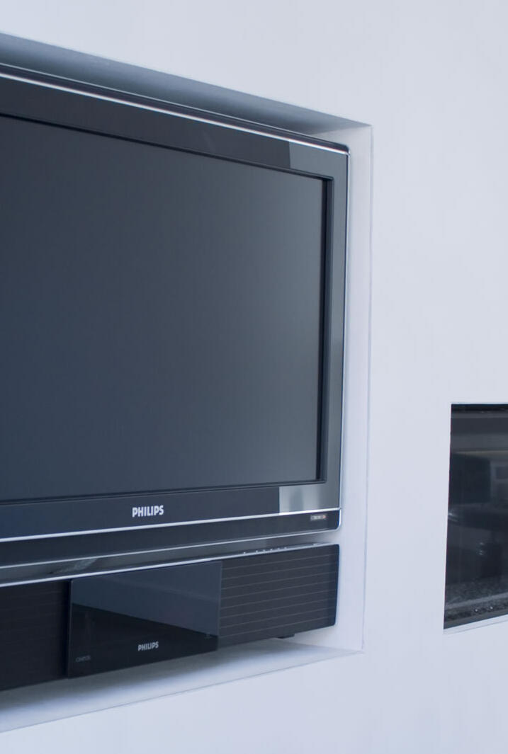 ingebouwde open haard